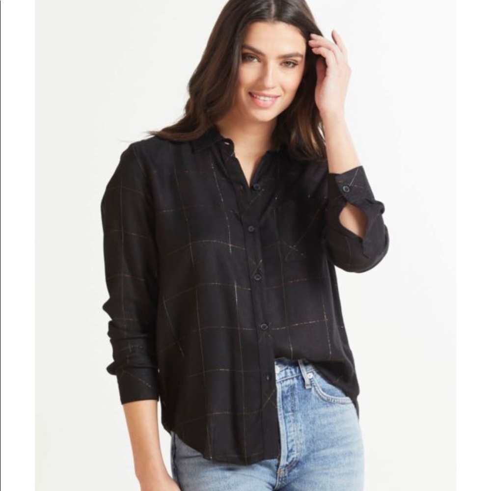 Rails Hunter Tinsel Button Down - image 5
